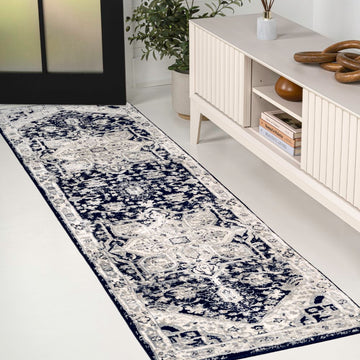 Jerica modern Persian Vintage Medallion Area Rug